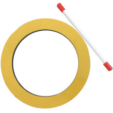 2Sets Kids Hand Drum Yellow Percussion Instrument Toy with Drumstick