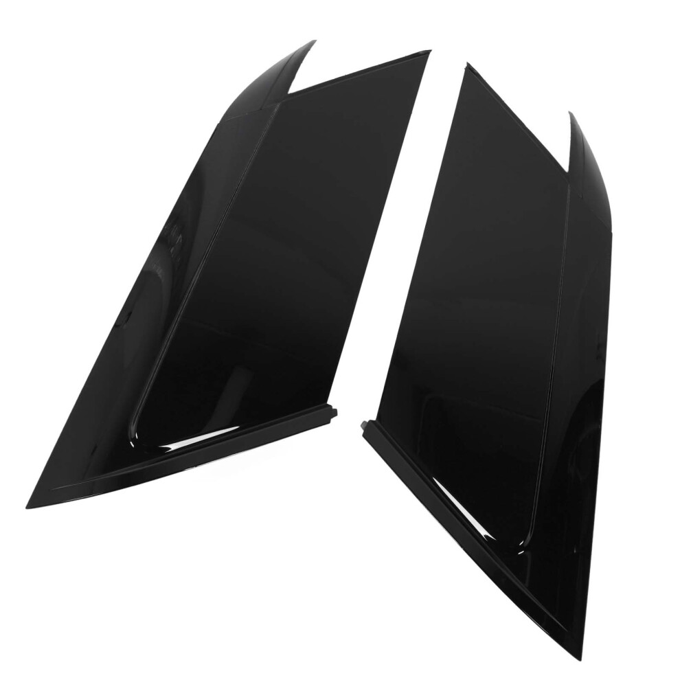 Set Of 2 Rear D Pillar Corner Trim Glossy Black 7055741287329