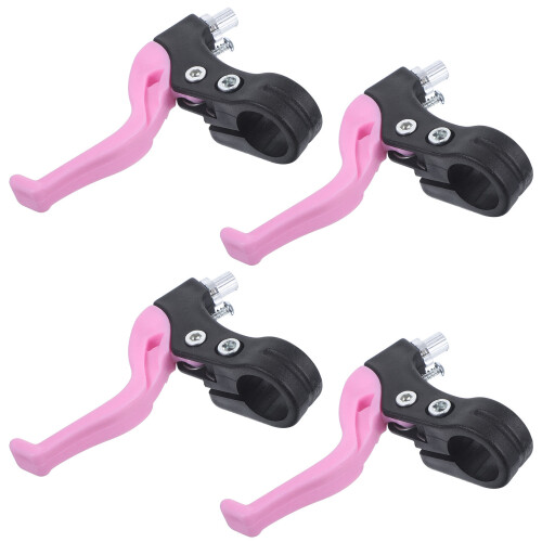 2Paires Poignées Enfant Rose Aluminium