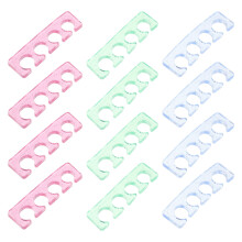 60Pièces Diviseurs D'ongles Silicone Multicolores Pour De Pieds