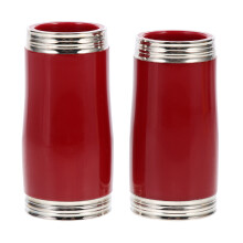 1Paire Tube D'accord Pour Clarinette Rouge ABS Compact Et Robuste