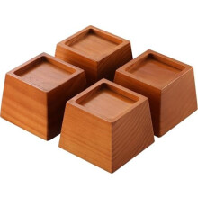 Elevadores de cama de madera de 7,6 cm (3"), elevadores de muebles de pino de primera calidad: resistentes, elegantes y que ahorran espacio. Elevador
