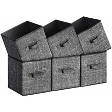 Úložné kocky z netkanej textílie 28,5 cm x 28 cm, sada 6 kusov