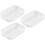 12Pcs Plastic Garlic and Ginger Compact White Kitchen Gadget 1
