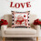 Federa a forma di cuore 45x45 cm per divano e letto 4