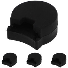 20Pièces Coussin Protecteur Pouce Clarinette Silicone Noir Confortable