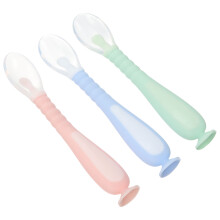6Pièces Cuillères Silicone Antidérapante Colors Variés