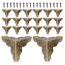 175Pièces Protecteurs D'angle Patiné Café Pour Mobilier Vintage