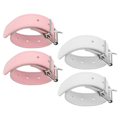 6Paires Sangles En Cuir Pour Panier Multicolores Ajustables