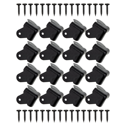 32Pièces Protège-Coin Noir Pour Enceintes Fiables