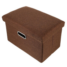 Tabouret de rangement pliable avec bac de rangement pour vêtements, boîte de rangement pliable pour la maison, tabouret et organisateur
