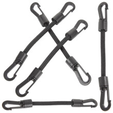 5 Pcs Short Bungee Cords with Hooks Elastic String