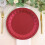 Χάρτινα πιάτα BalsaCircle σε μπορντό χρώμα με γεωμετρικά σχέδια 12" (25 τεμάχια) 1