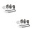 2Ensembles Corde Cire Polyester Fil Fer Pour DIY 4