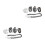 2Ensembles Corde Cire Polyester Fil Fer Pour DIY 5