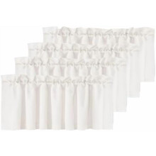 Verduisterende gordijnkappen 52" x 18", 4-pack microvezel thermisch