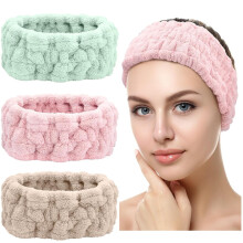 bucăți Spa bandă de susținere pentru femei machiaj facial bandă de susținere moale din pânză terry bandă de păr pentru spălarea măștii