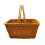 Wicker Basket Gift Baskets Empty Square Woven Picnic Basket Easter Candy Basket 1
