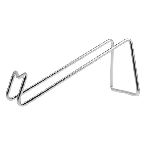 Vinflaskställ i järn – Silver, 19x8,5x6cm