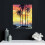 Tropical Beach Canvas Art 16x20in Framed 4