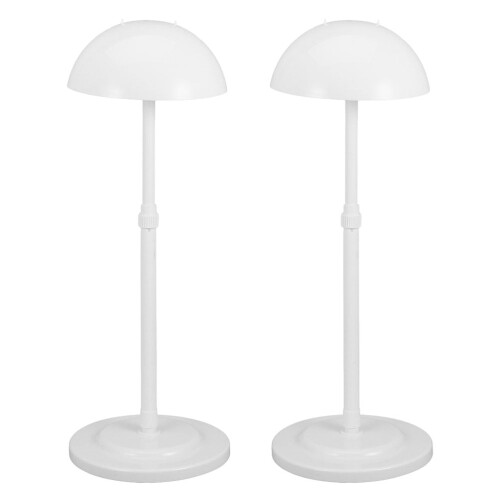 Hat Display Stand Adjustable Height 1 Pair