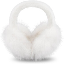1Pcs Ear Muffs for Winter Women Girls Faux Fur Fuzzy Earmuffs Foldable Ear Warmer Fleece Lining Ear Covers