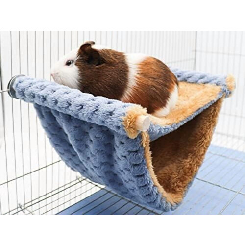 Double-Layer Fleece Pet Hammock for Small Animals