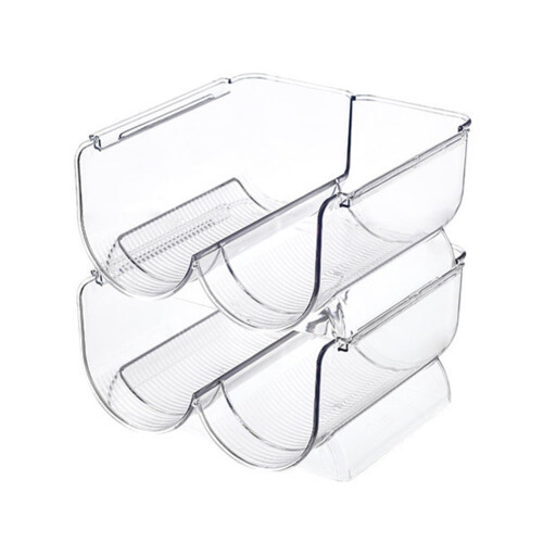 Stabelbar PET-vinflaskeholder – 1/2/3 flasker
