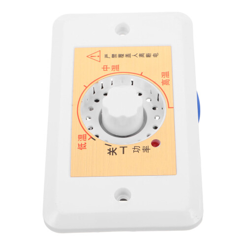 4Pièces Ventilateur Thermostat Mural Ajustable