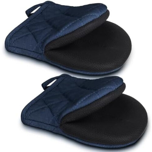 Kurze Silikon-Ofenhandschuhe, hitzebeständig bis 260 C