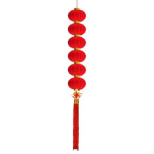 (5.2cm Six) Red Cny Lanterns Chinese New Lunar Year Hanging Festival Spring Decoration