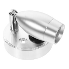 3Pièces Lampes Lecture 12V Marine , Alu Argent, Lumière Brillante