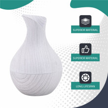 Electric Air Humidifier Essential Aroma Oil Diffuser Ultrasonic 130Ml Wood Grain Humidifier USB Mist Maker LED Light C