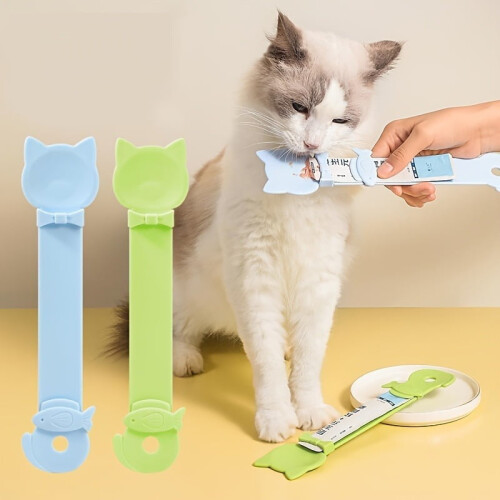 Cat Strip Feeder Spoon Long Handle 1/3 Piece 1