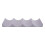 11.54in Plastic Wine Rack - Stackable & Stable for Home & Kitchen Storage Dark Gray 1