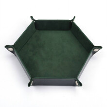 ACDANC Suitable for multiplayer games and gatherings Dnd Dice Tray Soft velvet fabric Dnd Dice Holder,Style 7