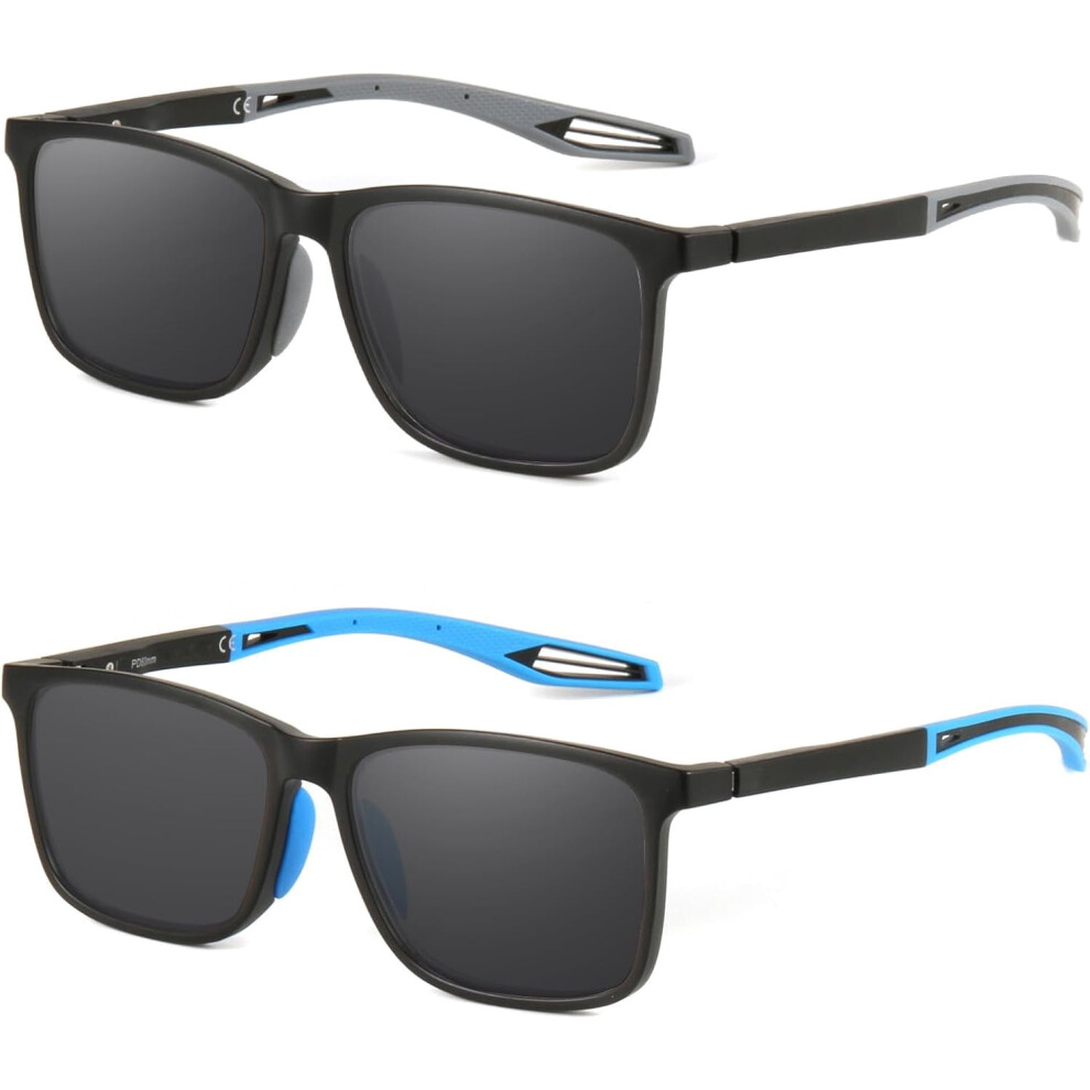 Unbreakable Bifocal Reading Glasses TR90 Frame +2.0 2 Pack