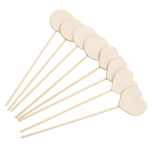 32Pièces Baguettes En Bois À Décorer Pour Filles Imagination Active