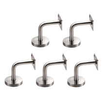 20Pièces Supports Barre D'appui Acier Inoxydable Argent Pour