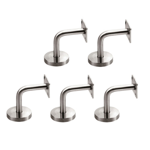 20Pièces Supports Barre D'appui Acier Inoxydable Argent Pour