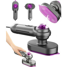 Vaporiera portatile per abiti, ideale per viaggi, casa e ufficio – Mini vaporizzatore per indumenti 2 in 1 (L), compatibile con le reti