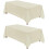 2-pack gul rektangulär polyesterduk 237 x 337 cm 1