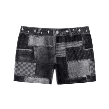 Damskie legginsy do jogi, elastyczne spodenki fitness z nadrukiem i wysokim stanem, wykonane z oddychającego materiału, do biegania, na siłownię