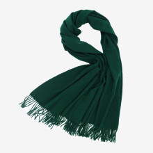 Cachecol feminino de lã leve e macio, estilo pashmina, ideal para usar como xale ou echarpe.