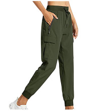 lulshou Damen Cargohose, Damen Arbeitshose, Jogginghose, Nylon-Trockenhose, Wanderhose, Sport-Fitness-Freizeithose, Outdoor-Hose für kleine Füße,