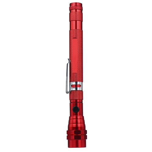 Flexible, teleskopierbare 3-LED-Taschenlampe mit Magnetverschluss