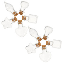 30Pièces Bouteilles Mini En Verre Bouchon Liège Pour Rangement