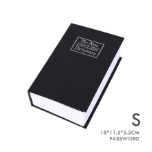 Discreet Book Safe Box with Lock - Secret Storage for Valuables, Cash & Documents, Compact Design for Home & Travel, No External Markings
