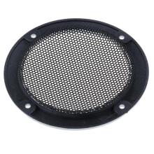 Cubierta de audio de 3 pulgadas, rejilla decorativa circular de malla metálica