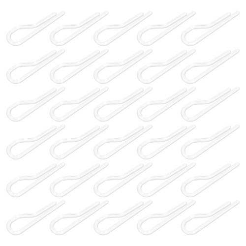 400Pièces Clips Transparent Fixation Pantalons